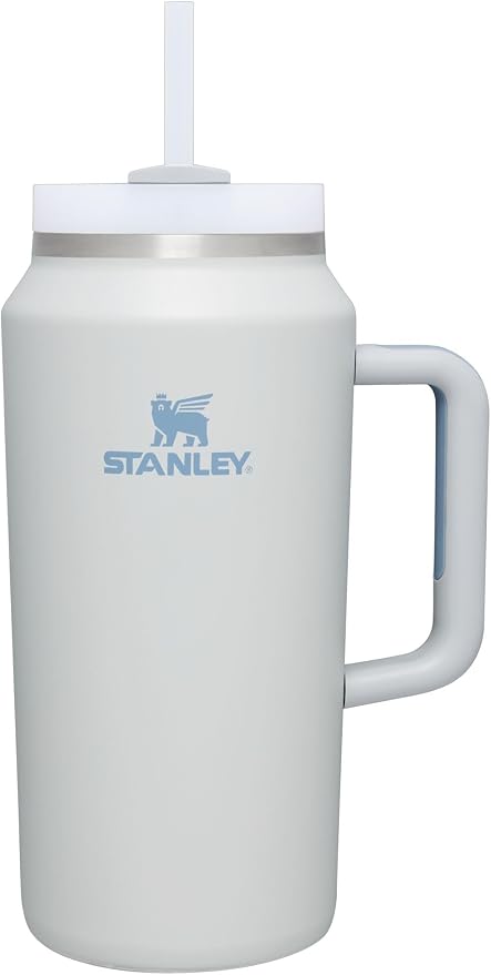 STANLEY Quencher H2.0 Flow State Tumbler, 64 oz, Fog | Handle and Straw | 3-Position Lid | Large Capacity for Travel & Sports| Insulated Stainless Steel Cup | BPA-Free by Unknown