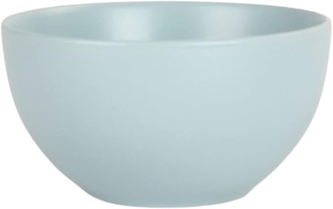 10 Strawberry Street Wazee Matte 5.5"/16oz Cereal Bowl, Set of 6, Mineral Blue - Image 4