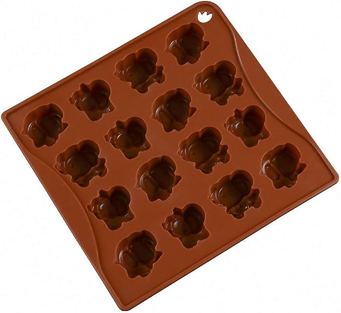 2 Pack Elephant Chocolate Candy Molds, Elephant Silicone Keto Fat Bombs Molds Mini Soap Crayon Melt Resin Mould Ice Cube Tray Baby Shower Party Favors Supplies - Image 3