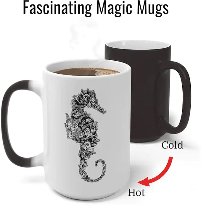 TANGLONG 15oz Tazas Magicas Para Sublimacion Mug Set of 12-Color Changing | Ceramic Cup,Tazas Para Sublimar for Milk, Hot Cocoa,Sublimation Blanks,Heat Sensitive Coffee Mugs for homemade gifts - Image 2