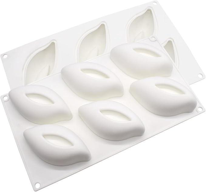 Pea Pod Mousse Cake Mold,Vegetable Fruit Silicone Baking Mold for Chocolate Pudding Candy French Dessert Fondant Cake Decoration