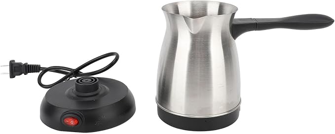 Arabic Coffee Maker Electric Coffee Pot 600ML Stainless Steel Turkish Maker Ergonomic Handle for Home and Warmer - Image 6