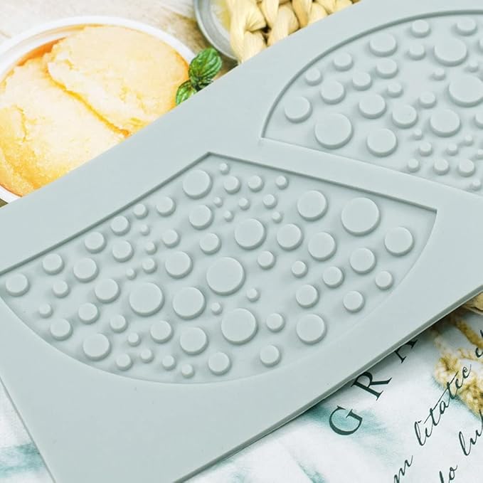 Hollow Sector Fondant Mold 2 Cavity 3D Sector Pattern Silicone Mould Chocolate Candy Sugar Craft Cake Decor Fondant Mould for Party Food Gift Decorations