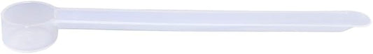 Plastic Measuring Scoop, (1.25 cc | 1/4 teaspoon | 1.25 mL) Long Handle Spoons for Powders, Granules, Coffee, Pet Food, Baking Supplies, Protein and Other Dry Goods, BPA Free (Set of 1)