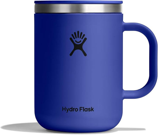 Hydro Flask Coffee Mug – Insulated Stainless Steel, Non Spill, Leak Resistant Travel Mug 24 Oz Capri Blue by Unknown