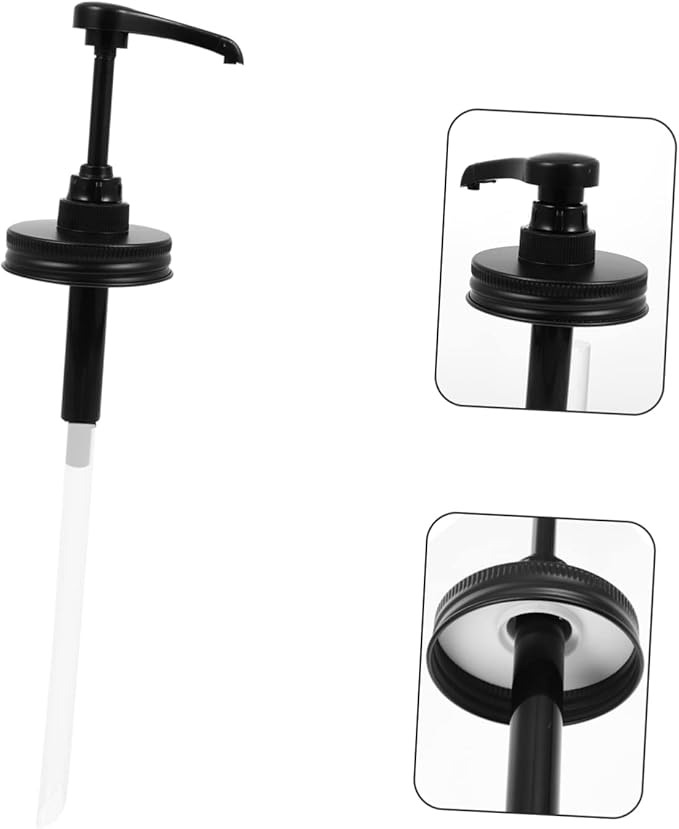 OUNONA Syrup Pump Dispenser for Bottles Honey and Coffee Syrup Pump 304 Stainless Steel Easy to Use for Kitchen and Bar