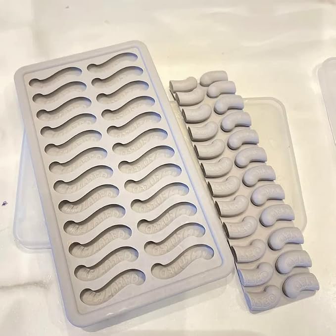LĒVO Gummy Worm Silicone Candy Molds - Set of 2 Candy Mold Trays with Dividers & Snap On Lids - Make Your Own Two Tone Gummy Worms - For Your LĒVO Infusion - Made from Non-Stick Food Grade Silicone - Image 5