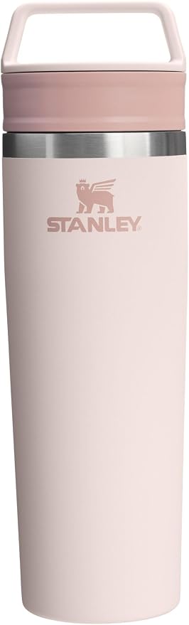 STANLEY Cafe To Go Travel Mug 20 oz | Leakproof Two-Part Drink Through Lid | Tumbler Cup for Coffee, Tea and Drinks | Insulated Stainless Steel Coffee Mug | BPA-Free | Rose Quartz by Unknown