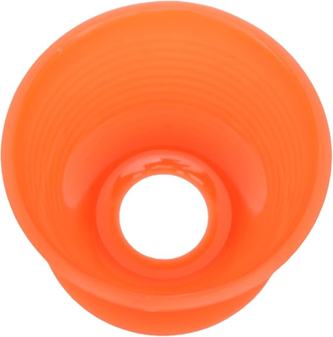 Pour Over Dripper, Flat Bottom Coffee Filter with Food Grade PP Construction, Reusable Brewing Cup for Home, Cafe & Office Use (Orange)