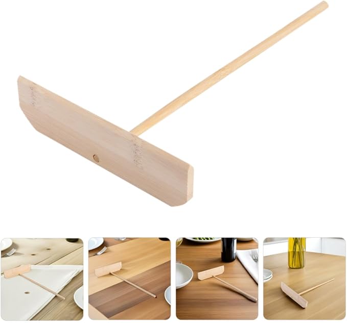 Hemobllo Pancake Spreader Stick that Won't Damage Cookware 2pcs T-shaped Kitchen Tool Versatile Dough Scraper for Cooking Omelettes and Pastry for Daily Family Breakfast Preparation - Image 9