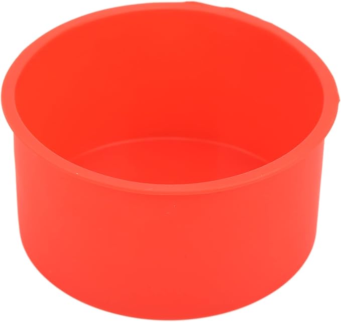 Tbest Round Cake Pans, Silicone Food Grade for Baking Layer Cakes Cheese Bread 9cm Depth 5cm Small Specialty Novelty by LetYourCarMoreColorful