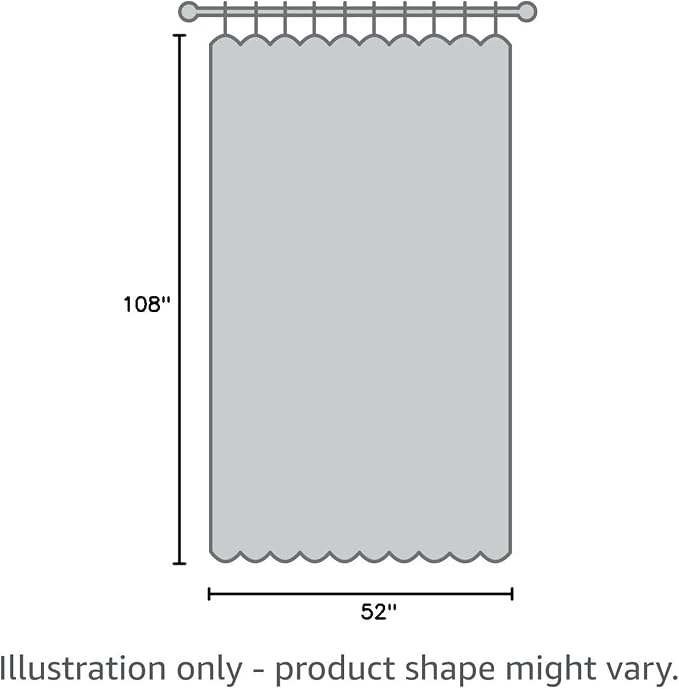 H.VERSAILTEX Blackout Curtains Printed Design 108 Inch Length 2 Panels Set Thermal Insulated Curtains for Bedroom Living Room Geometric Modern Grommet Window Drapes - Grey and Navy - Image 8