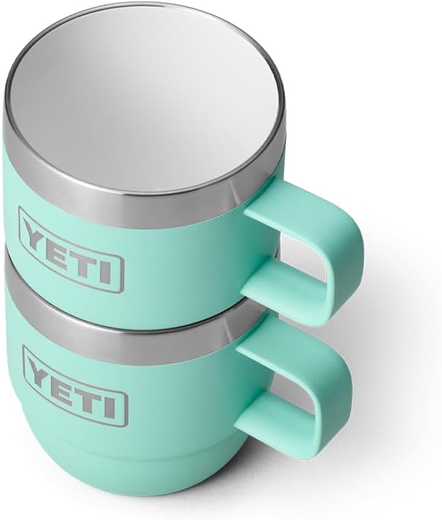 YETI Rambler 6 oz Stackable Mug, Stainless Steel, Vacuum Insulated Espresso/Coffee Mug, 2 Pack - Image 7