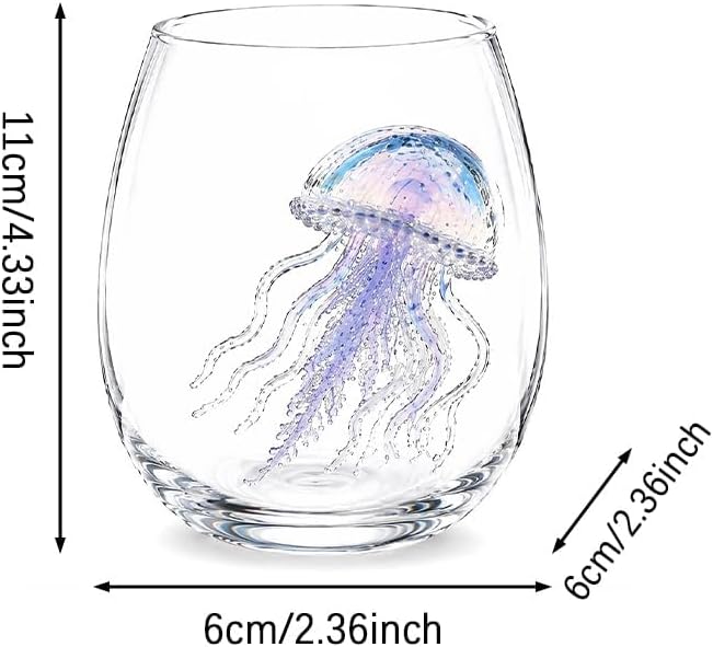Artisanal Blue Ringed Octopus Glassware Upgrade 2026 3D Octopuses Stemless Wine Glasses Handcrafted Marine Animal Beverage Glass for Nautical Home Decor Gift Unique Octopus Glassware Collection. - Image 6