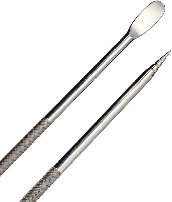 AKOAK Stainless Steel Coffee Art Pen,Coffee Fancy Stitch Barista Tool for Cappuccino Latte Espresso Decorating,2 Pieces