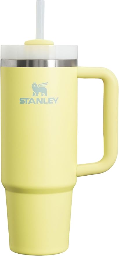 STANLEY Quencher H2.0 Tumbler with Handle and Straw 30 oz | Flowstate 3-Position Lid | Cup Holder Compatible for Travel | Insulated Stainless Steel Cup | BPA-Free | Pomelo by Unknown