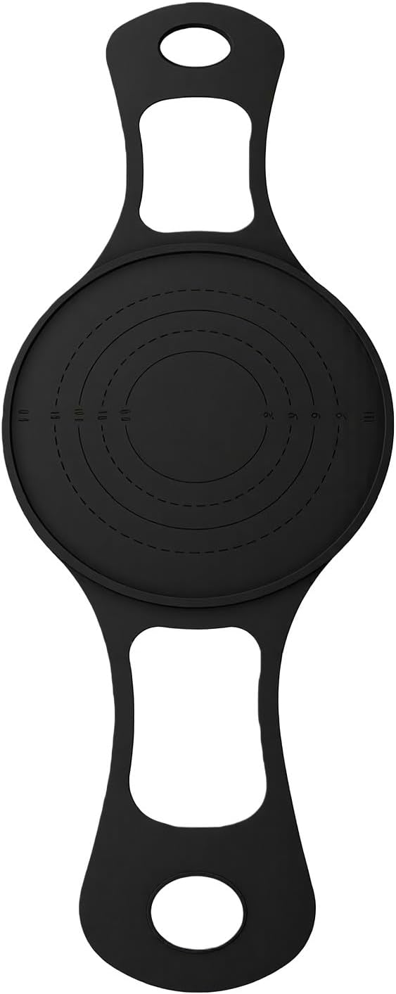 Silicone Bread Sling Non Stick Sourdough Bread Baking Mat Dutch Oven Accessory for Baking Long Handle Lifter (Black) - Image 5