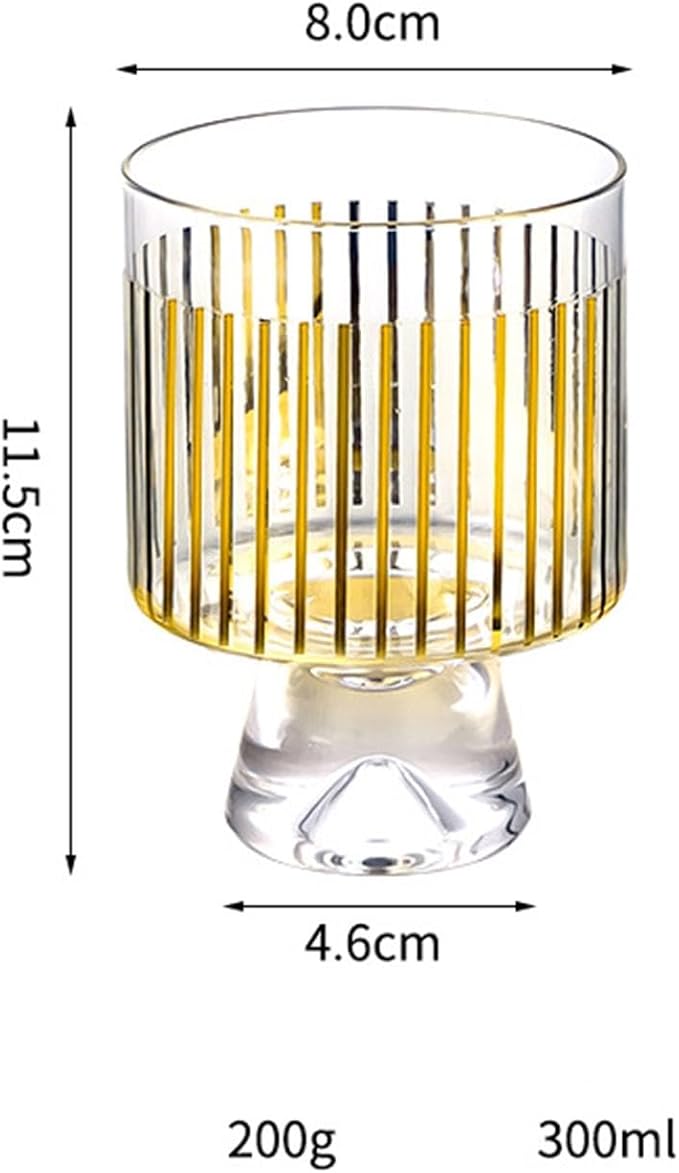 Wine Glasses Vintage Glassware Beverage Cup 300ml for Anniversary Cocktails Thanksgiving Birthday Graduation - Image 4