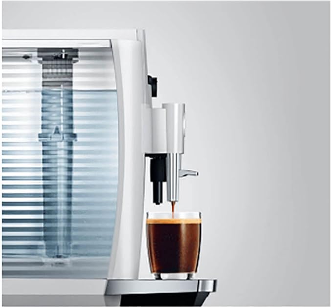 Jura E4 Piano White Automatic Coffee Machine - Image 3