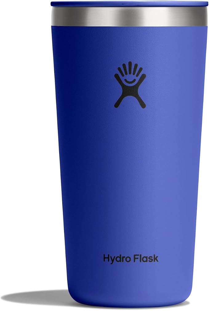 Hydro Flask All Around Tumbler Press-In Lid, Insulated Travel Mug, Stainless Steel Coffee Cup 20 Oz Capri Blue by Unknown