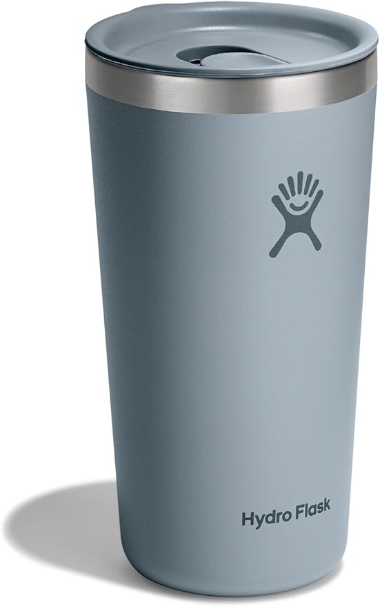 Hydro Flask All Around Tumbler Press-In Lid, Insulated Travel Mug, Stainless Steel Coffee Cup 20 Oz Shale Gray - Image 2