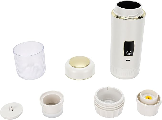Portable Coffee Maker 200ML Rechargeable Cordless Self Heating Coffee Machine for Capsules Ground - Image 7