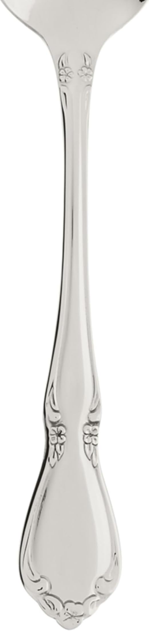 Oneida Spoons Silverware, Chateau Fine Flatware 4-Piece Teaspoons Set, 18/10 Stainless Steel Teaspoon Set, Service For 4, Dishwasher Safe, Small Spoons, Coffee Spoon, Tea Spoon (Silver, 4 Piece) - Image 3