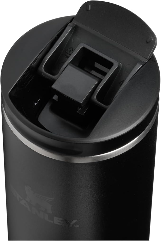STANLEY Transit FlipTop Mug | Leakproof Coffee Travel Cup | Vacuum Insulated Stainless Steel | Stays Hot or Cold for Hours | BPA-Free | 16 oz | Black 2.0 - Image 2