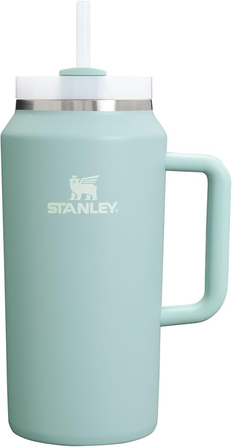 STANLEY Quencher H2.0 Flow State Tumbler, 64 oz, Seafoam | Handle and Straw | 3-Position Lid | Large Capacity for Travel & Sports| Insulated Stainless Steel Cup | BPA-Free by Unknown