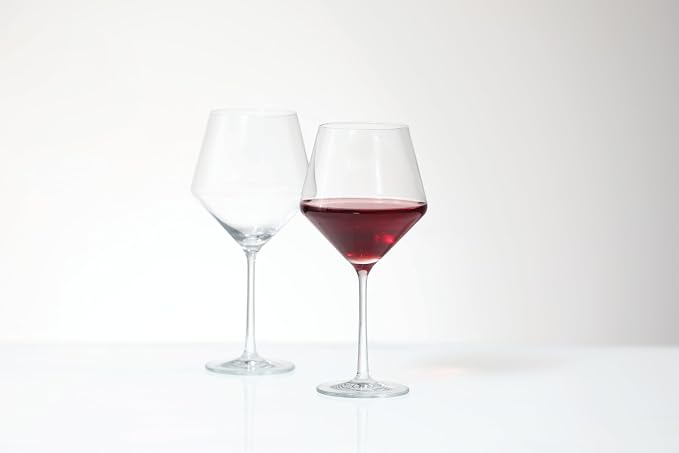 Zwiesel Glas Pure Burgundy Red Wine Glass (Set of 4), Graceful Burgundy Glasses for Red Wine, Dishwasher-Safe Tritan Crystal Glasses, Made in Germany (23 Ounce) - Image 8