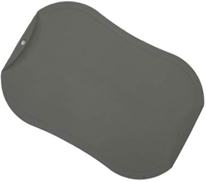 doblé Non-Scratch Flexible Cutting Board for Chopping, Scratch Free Juice Grooves with Easy Grip Handle, Non-Slip Dishwasher Safe for Kitchen (Large (15.6" x 10.7"), Space gray) - Image 2