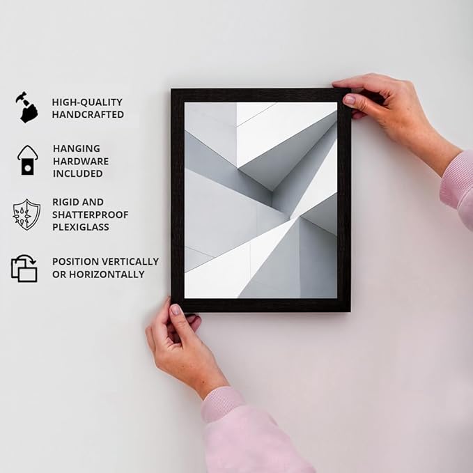 Craig Frames 19x25 Walnut Brown Picture Frame for Posters and Gallery Wall | Lightweight shatter resistant acrylic facing with a rigid backing board, made in the USA - Image 7