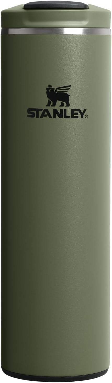 STANLEY Transit FlipTop Mug | Leakproof Coffee Travel Cup | Vacuum Insulated Stainless Steel | Stays Hot or Cold for Hours | BPA-Free | 16 oz | Dried Pine by Unknown