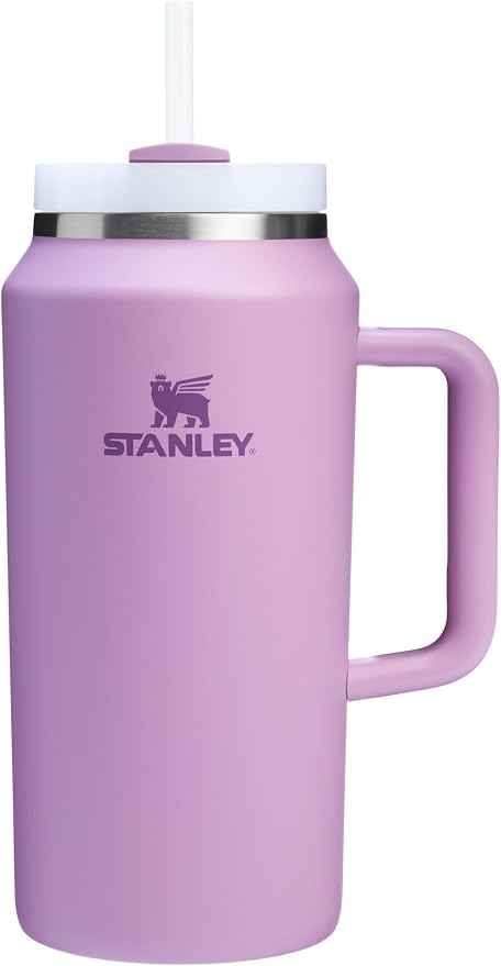 STANLEY Quencher H2.0 Flow State Tumbler, 64 oz, Lilac | Handle and Straw | 3-Position Lid | Large Capacity for Travel & Sports| Insulated Stainless Steel Cup | BPA-Free by Unknown