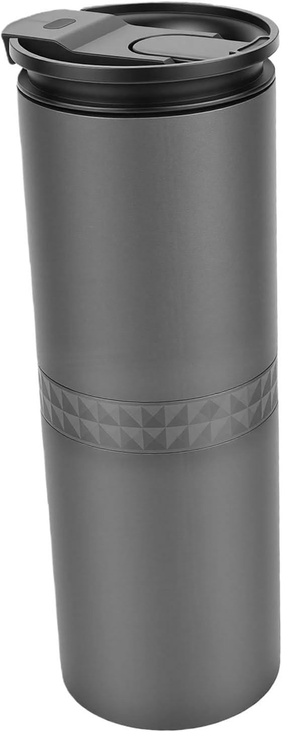 All in One Portable Coffee Maker Machine, Integrated Electric Coffee Grinder and Coffee Brewer Combo, Compact Portable Coffee Equipment for Household Daily Use, Camping - Image 9