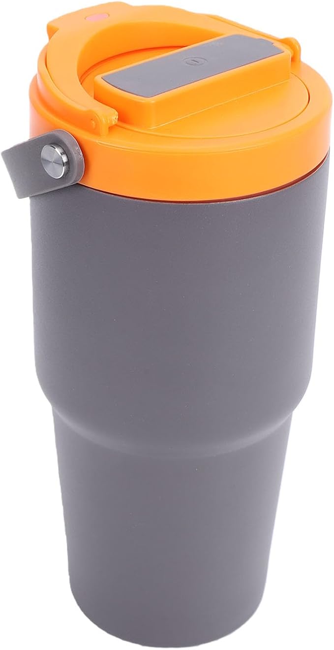 Portable Coffee Maker, 304 Stainless Steel Electric Coffee Mug, 600ml USB Rechargeable Brew Cup, Built in 500mAh Battery, Insulated Travel Maker for Camping Car Office - Image 8