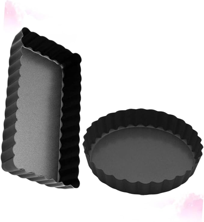 Garneck 6pcs Non-stick Baking Pan Tart Pans Molds for Cakes Tarts and Pizza Unique Coating for Easy Release and Cleanup - Image 3