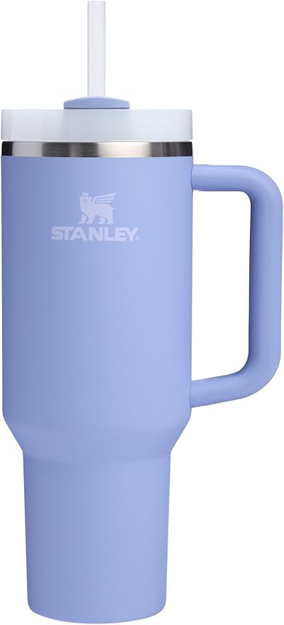 STANLEY Quencher H2.0 Flow State Tumbler, 40 oz, Hydrangea | Handle and Straw | 3-Position Lid | Cup Holder Compatible for Travel | Insulated Stainless Steel Cup | BPA-Free by Unknown