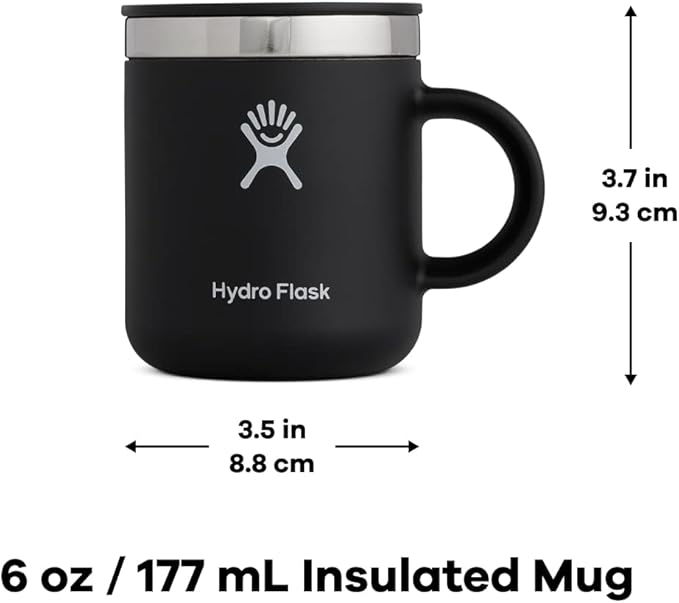 Hydro Flask Coffee Mug – Insulated Stainless Steel, Non Spill, Leak Resistant Travel Mug 6 Oz Surf Blue - Image 6