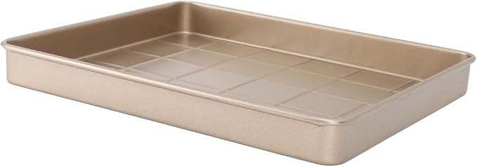Carbon Steel Baking Sheet Non Stick | 9.6” x 8.2” Oven Tray for Puff Pastry/Cupcakes/Cookies | Quick Heat Distribution Pan for Even Baking | 2 Measurements (11.2” x 11.2”) (Type 1) - Image 5