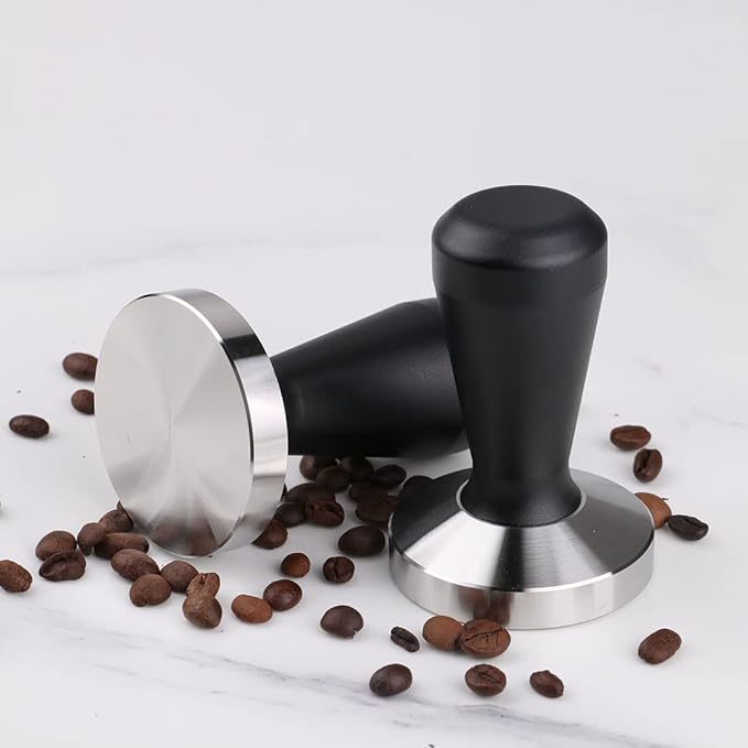 Stainless Steel Coffee Tamper 53mm Barista Espresso Base Coffee Bean Press