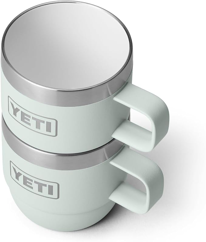 YETI Rambler 6 oz Stackable Mug, Stainless Steel, Vacuum Insulated Espresso/Coffee Mug, 2 Pack - Image 5