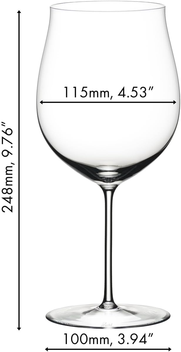 Riedel 4400/16 Sommeliers Burgundy Grand Cru Wine Glass, Clear - Image 2