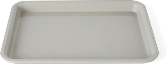 Calphalon alphalon Legacy 15 x 10 Inch PFA Free Nonstick Cookie Sheet Baking Pan in Taupe, Durable Heavy Gauge Steel Bakeware for Even Heating, Oven Safe Baking Tray for Cookies by Unknown
