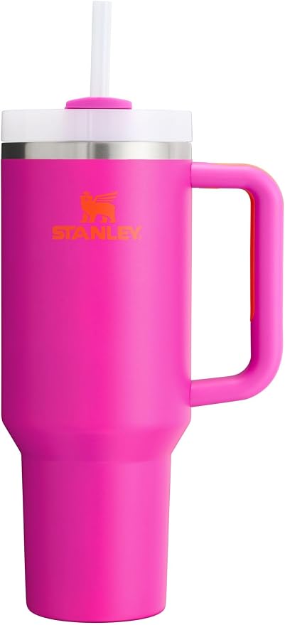 STANLEY Quencher H2.0 Flow State Tumbler, 40 oz, Vivid Violet | Handle and Straw | 3-Position Lid | Cup Holder Compatible for Travel | Insulated Stainless Steel Cup | BPA-Free by Unknown