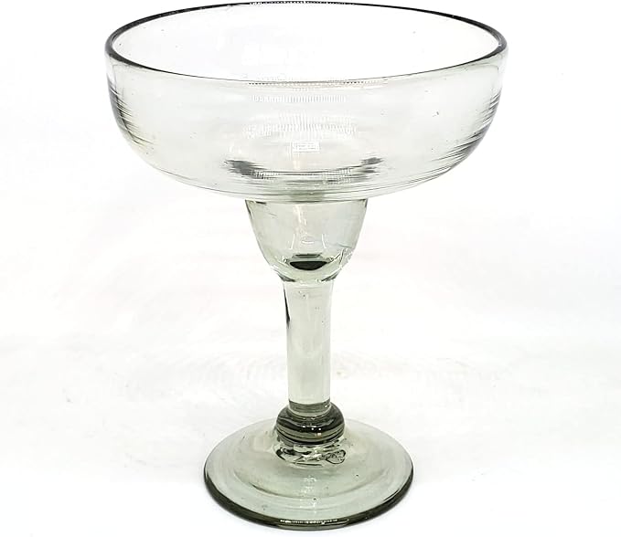 Clear Large 14 oz Margarita Glasses (set of 4), Recycled Glass, Lead-free, Toxin-Free - Image 3