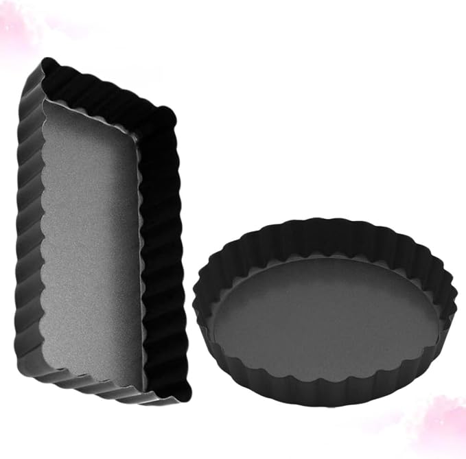 Mobestech 2pcs Non Stick Baking Pan Cake Molds for Home Kitchen Pizza Dish for Baking Cakes Pies and Desserts by Mobestech