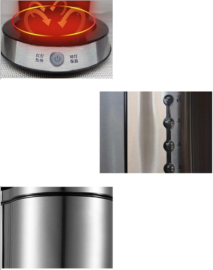 Automatic Coffee Machine Dual-Use Bean and Powder Maker, Large Capacity Stainless Steel for Brewing Coffee and Tea - Image 7