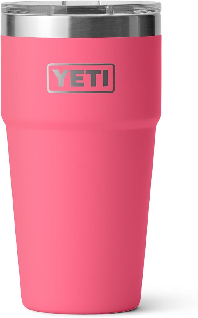 YETI Rambler 20 oz Stackable Tumbler, Stainless Steel, Vacuum Insulated with MagSlider Lid by YETI
