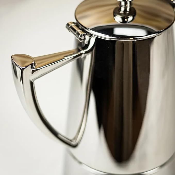 Cuisinox Roma 6-cup Stainless Steel Stovetop Moka Espresso Maker